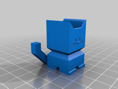 Cali Cat Pencil Holder 3D Printer Model