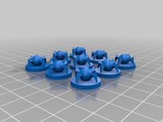 RPG Miniature – Phage-Spider Robots 3D Printer Model