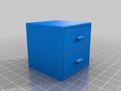 Drawer Storage For Doll House 3D Printer Model