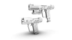 Modular Halo 3 Magnum 3D Printer Model