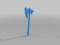 Battle Axe 3D Printer Model