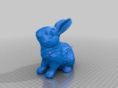 Cute Geocache Bunny 3D Printer Model