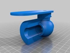 Ball Valve (Customizable) 3D Printer Model