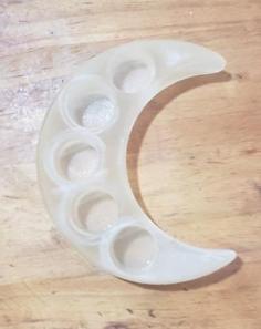 Essential Oil Moon Holder 3D Printer Model