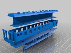 N Scale South African Blue Train Personnel Car 3D Printer Model