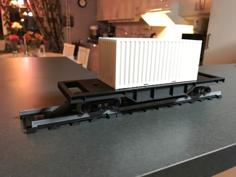 Train Freight Car For OS-Railway – Fully 3D-printable Railway System! 3D Printer Model