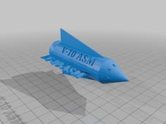 V-10 ASM (anti-ship Missile) 3D Printer Model