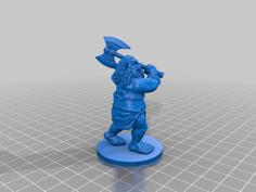 Cyclops With A Beard 3D Printer Model