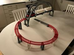 Arc Bridge And Slope For OS-Railway 3D Printer Model