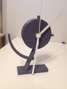 Modern Desk Clock 3D Printer Model