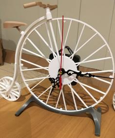 Bike Clock Stand 3D Printer Model