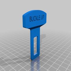 Seat Belt Clip 3D Printer Model