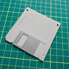 Floppy Disk Coaster 3D Printer Model