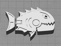 Attack Of The Pianha’s… Piranha Fish With Moving Jaw And Tail 3D Printer Model