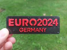 Euro 2024 Germany Logo 3D Printer Model