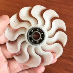 Turbofan Fidget Spinner 3D Printer Model