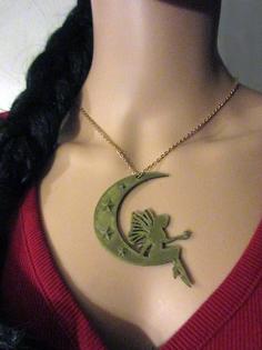 Just A Simple Star Moon Necklace 3D Printer Model