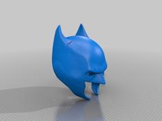 Batman Arkham Knight Flashpoint Cowl & Neck 3D Printer Model