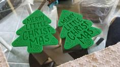 Christmas Coasters 3D Printer Model