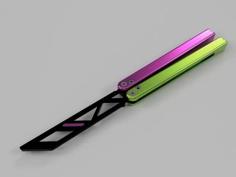 THE Balisong Trainer (read Desc) 3D Printer Model