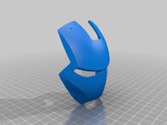 Iron-Man Faceplate 3D Printer Model