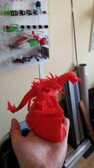 Alduin Dragon 3D Printer Model