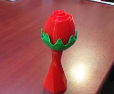 Rose Bud 3D Printer Model