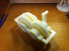 Parametric 27 To 1 Gearset 3D Printer Model