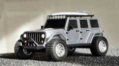 JEEP Wrangler – 52 Part Fully Printable 3D Printer Model