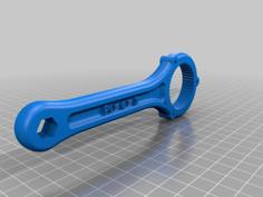 Ratcheting Bit Wrench 3D Printer Model