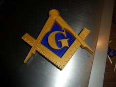 Masonic Logo 3D Printer Model