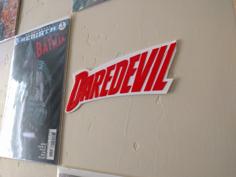 Daredevil Plaque 3D Printer Model