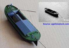 Thames River Barge (1-148) 3D Printer Model