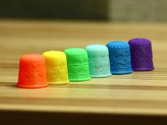 Thimble – Rainbow Set 3D Printer Model