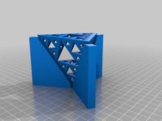 Customizable Sierpinski Tetrix 3D Printer Model