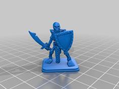 Heroquest Skeleton 3D Printer Model