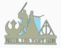 Star Wars/ Harry Potter Cake Topper 3D Printer Model