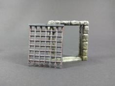 Portcullis Doors For Descent: Journeys In The Dark 2ed Boardgame 3D Printer Model