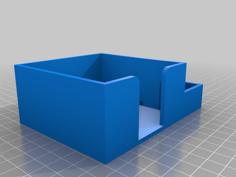 Post-it Note Holder With Side Box 3D Printer Model