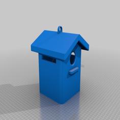 Basic Bird House Fits Requirements 3D Printer Model