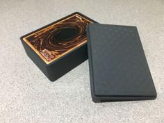 Yugioh Deck Box With Snap Fit Lid 3D Printer Model