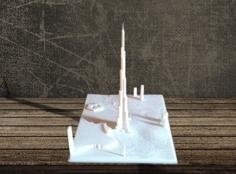 Burj Khalifa -Landing VIew 3D Printer Model