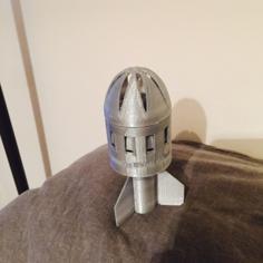 Throwing Noise Rocket 3D Printer Model