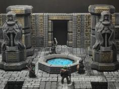 ScatterBlocks: Dwarven Statue (Heroic Scale) 3D Printer Model