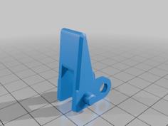 Side Mounted Latch With Anger Arm 3D Printer Model