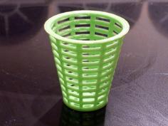 Customizable Shower Drain Hair Catcher 3D Printer Model