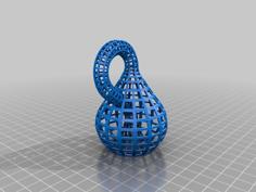 Wireframe Klein Bottle 3D Printer Model