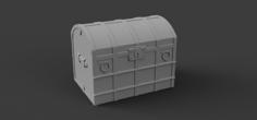 Wooden Chest, Printable Box 3D Printer Model