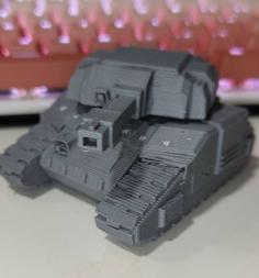 Annihilator Tank With Movable Turret From Helldivers2 3D Printer Model