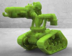 Skull Mars Rover Machine 3D Printer Model